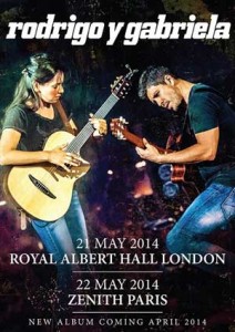 Rodrigo y Gabriela de retour au Zénith de Paris  